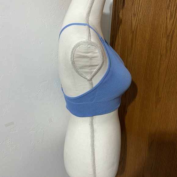 Spiritual Gangster light blue ribbed bralette size Medium - Picture 2 of 10